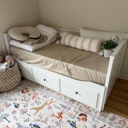 IKEA Hemnes Daybed With Two Twin Mattresses