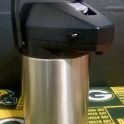 Holiday House Silver Stainless Steel S/S Liner Lever 2.5L Airpot.