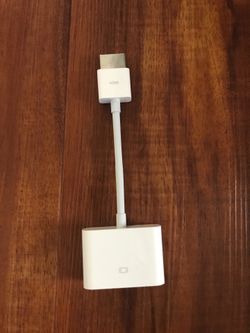 Apple HDMI to DVI Adapter