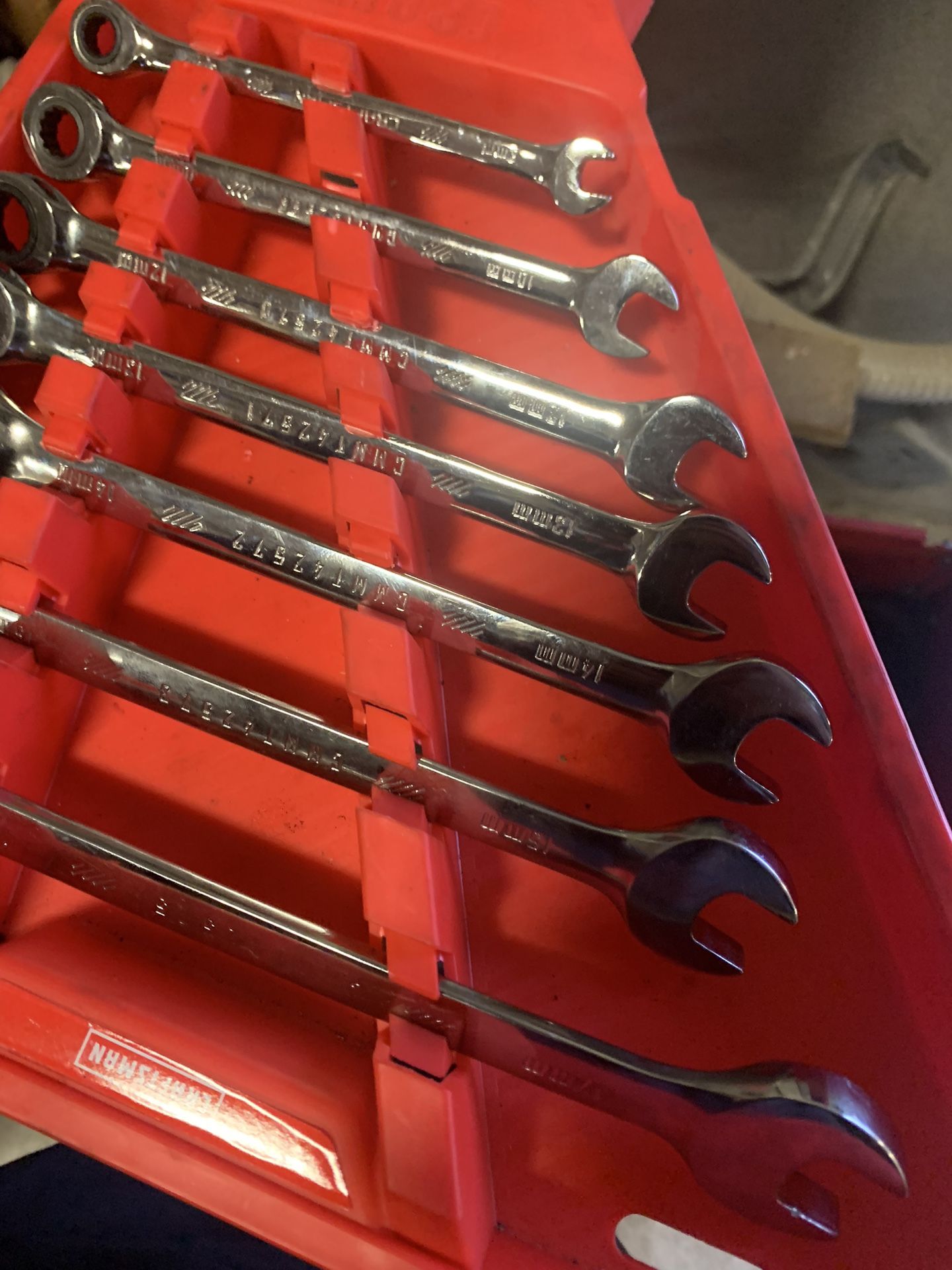 7 Piece Craftsman Ratcheting Wrench Set 