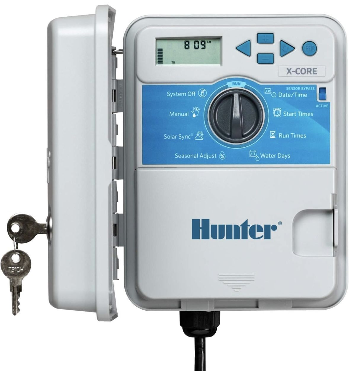 Hunter Sprinkler XC600 X-Core 6-Station Outdoor Irrigation Controller, Small, Gray