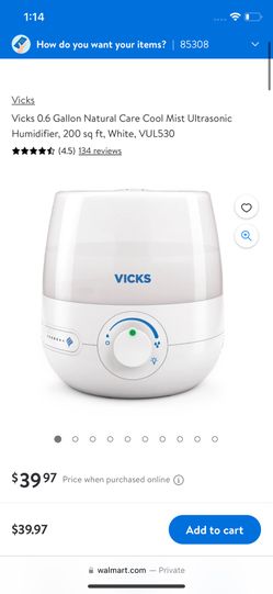 Vicks Humidifier 