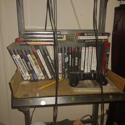 PS3/2 CONTROLLERS/35 GAMES