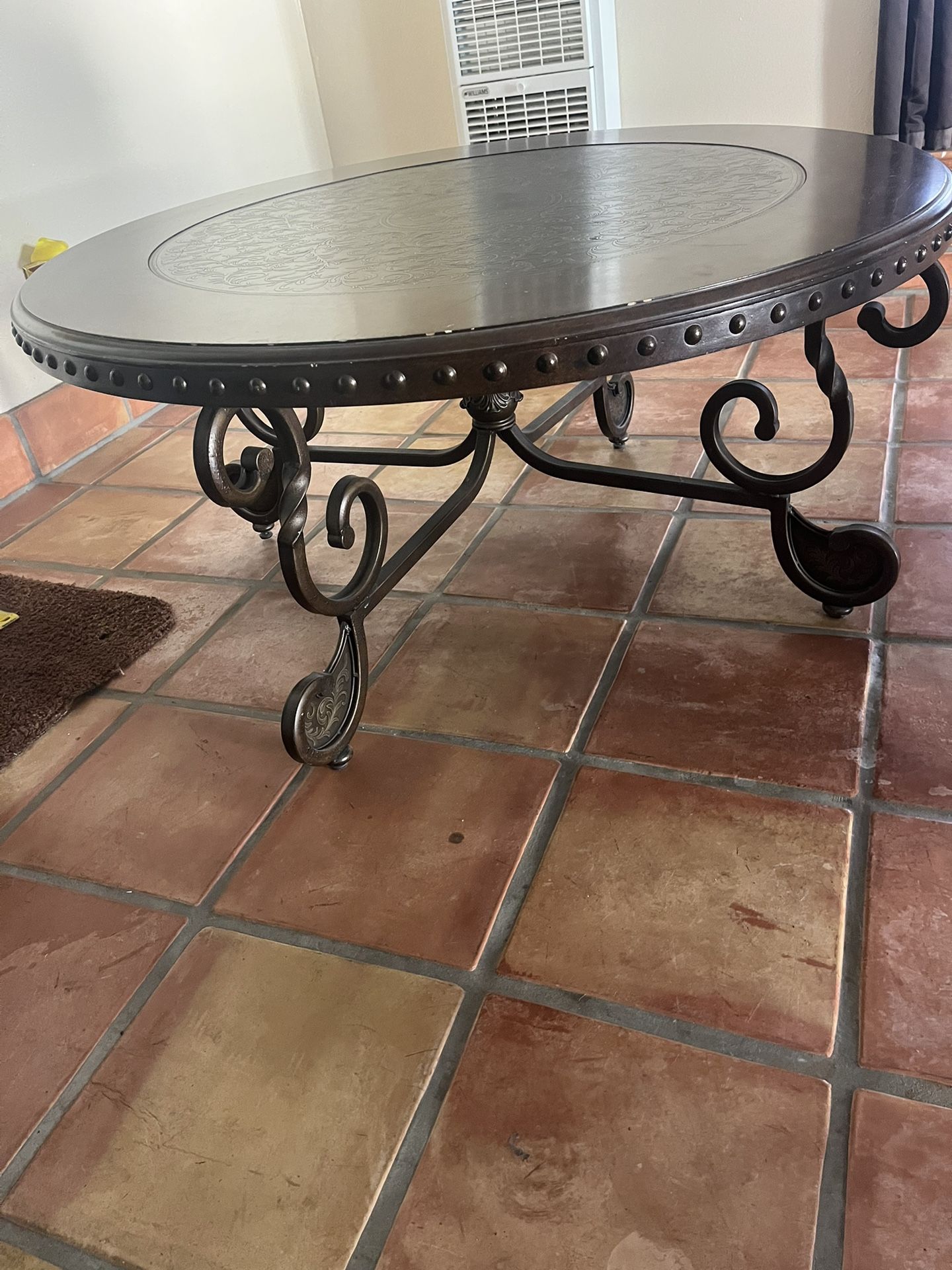 Moroccan Style Round Coffee Table