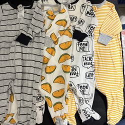 Onesies Brand Sleepers Size 0-3 M 
