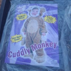 Baby Halloween Costume.  Cuddle Monkey
