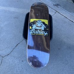 New ELEMENT BARLEY BURLEY 8.8 SKATEBOARD DECK (BROWN WOOD