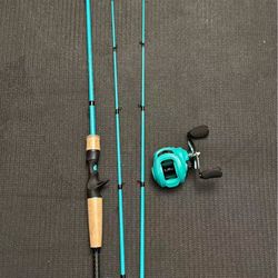🎣 Fishing Rod + Smooth Reel Combo 🎣 Perfect for beginners & pros!