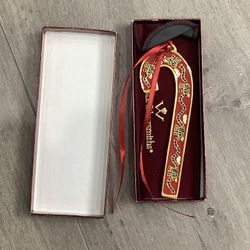 New 2004 Wallace Silversmiths Candy Cane Ornament # 750302 Christmas Tree NIB