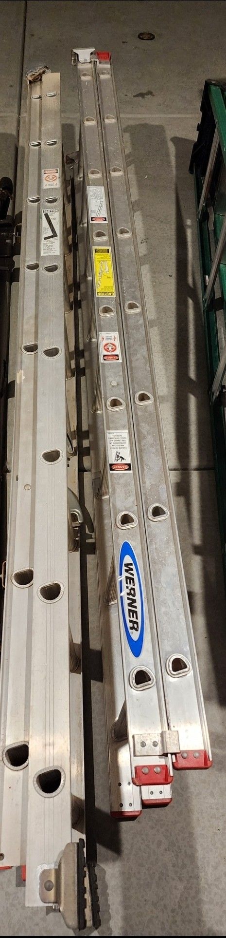 2 Aluminum 16ft Ladders
