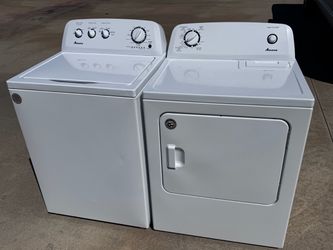 Nice Amana washer and Amana dryer by whirlpool corporation working perfectly. extra for delivery