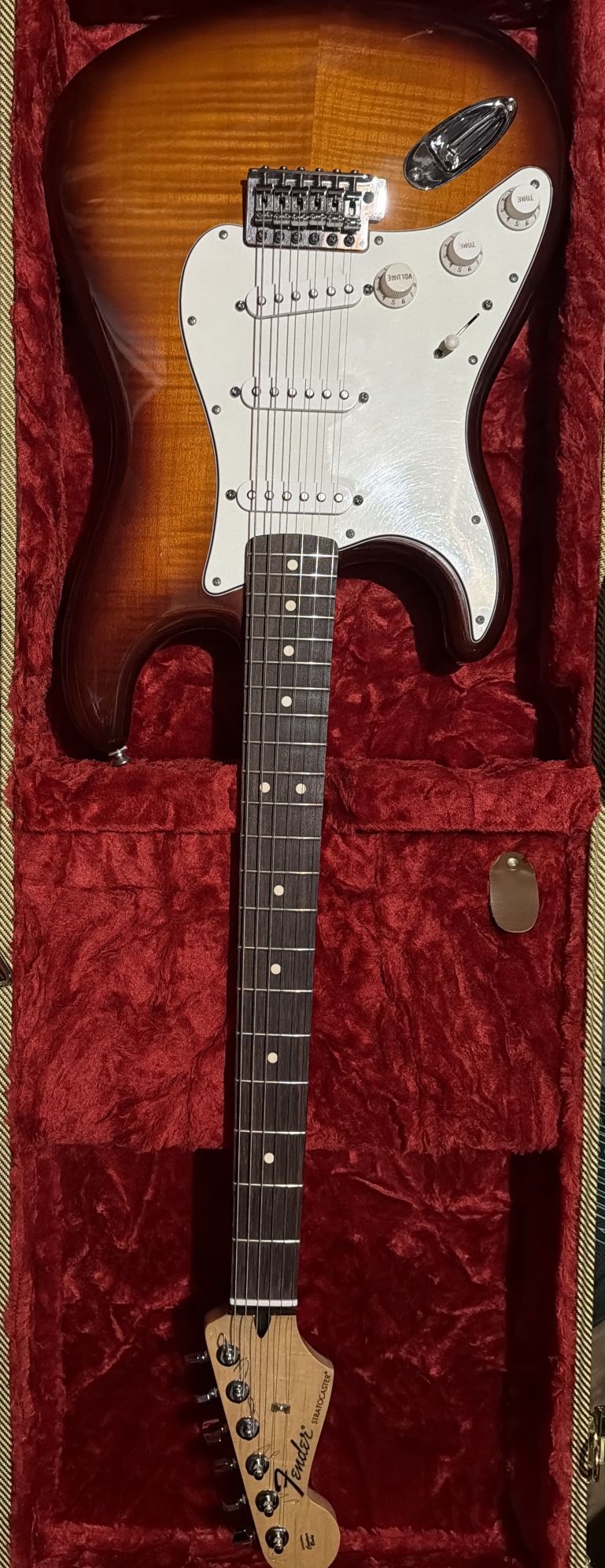 LEFT HANDED Fender Stratocaster – Made in Mexico – Hard Case