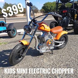 Kids mini electric chopper $399 plus tax 