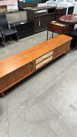 BAY ISLE HOME Rattan TV Stand
