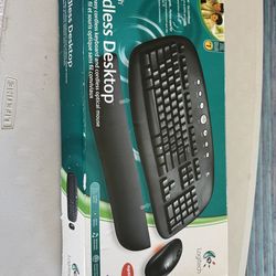 Logitech Cordless Desktop keybard and mouse — New in Box, Never Opened