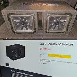 Kickers L7 12-in In A Kicker Enclosure