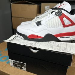 Jordan 4 Red Cement Sz 11