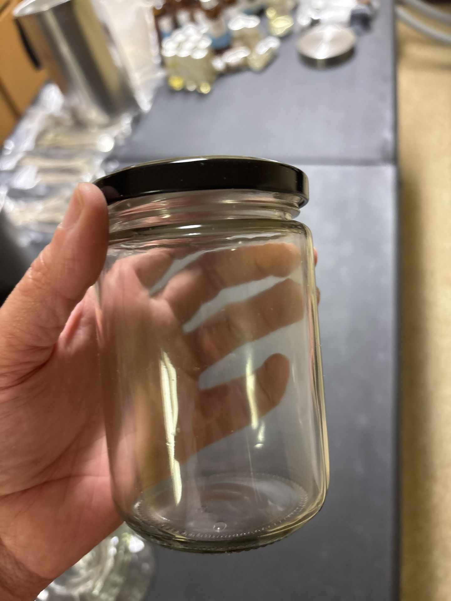 Candle Vessel With Lid
