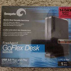 Seagate External HDD For PC & Mac Sealed Never Opened 