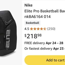 Black Nike Elite Backpack 