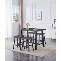 New 5pc Counter height Set.