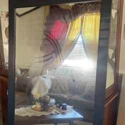 Big Mirror Black Frame