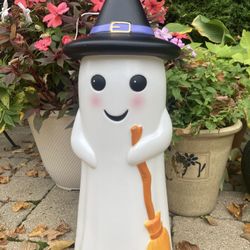 24” Blow Mold Witch/ Ghost