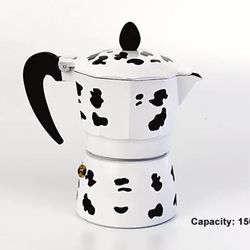 Mocha Coffee Maker Aluminum Italian Mocha Espresso Percolator Pot 150/ml. (3-cup) Coffee Kettle Barista Coffe Filter Tools