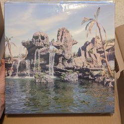 Disneyland Skull Rock with Annette, canvas print Disney Fine Art