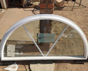 Arch Half Moon Window 64x34 | Ventana