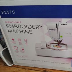 BROTHER Computerized Embroidery Machine PE570