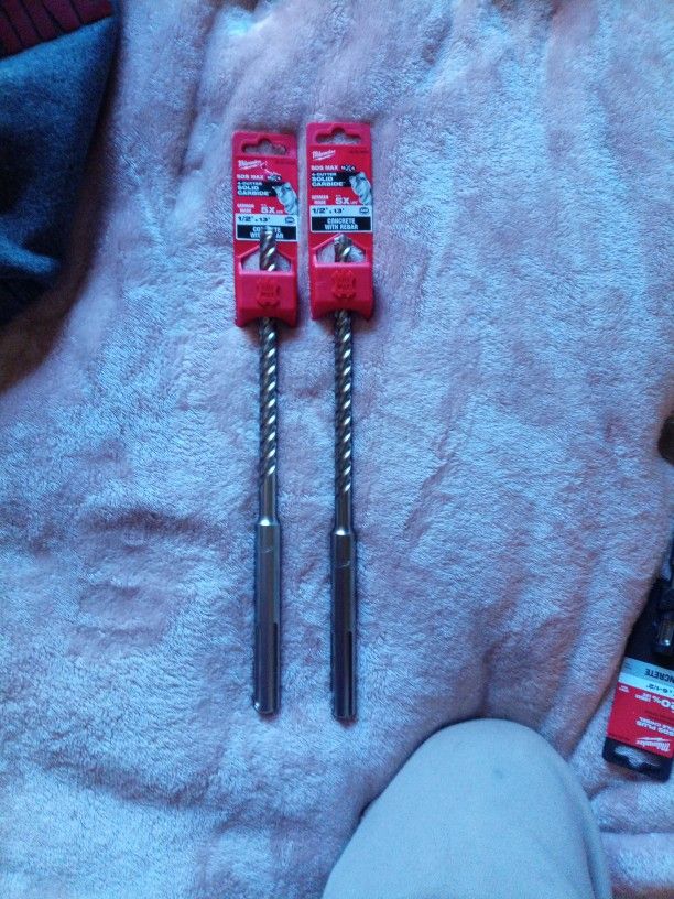 Half Inch Drive SDS Max Concrete With Rebar Rotary Hammer Bits
