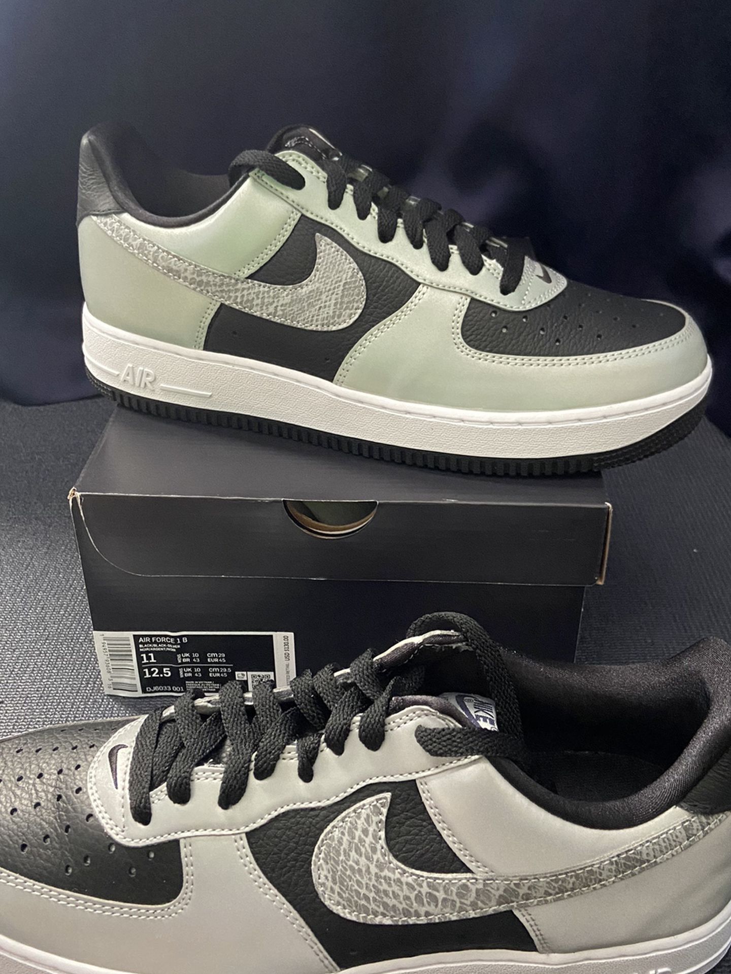 Air Force 1 “Silver Snake” Mens Size 11 & 7.5 Available