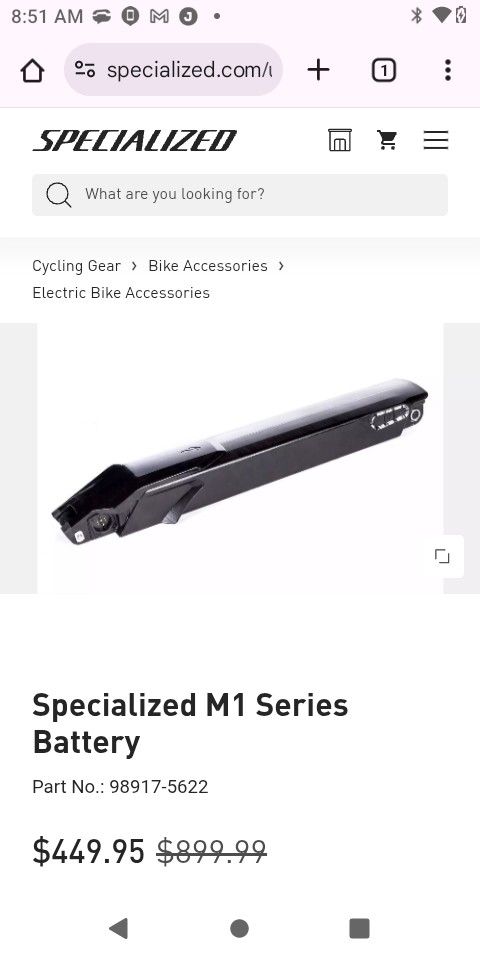 Specialized Levo Lithium Ion Battery (Brand New)
