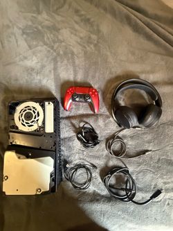ps5 slim disc & ps5 controller