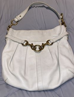 Coach Leather Hobo Shoulder Bag 