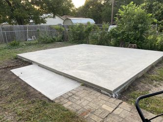 Orta Concrete. Foundation for shed. Let me know about your next concrete project