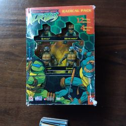 Teenage Mutant Ninja Turtles Radical Pack 12 Episodes 4 Figurines