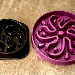 Slow Feeder Dog Bowls ( Large And small)