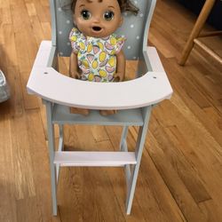 Play Doll High Chair (for 16-18” Dolls)