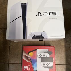 PS5 Slim Disc 1Tb + Switch OLED