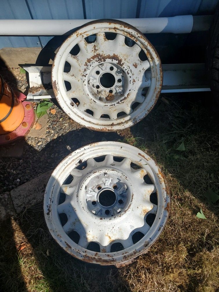 Pair Of 16" Artillery Wheels