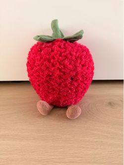 Jellycat Amuseable Strawberry Plush — Amuseables Collection — Excellent Condition