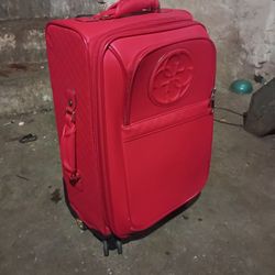GUESS leather Rolling  Suitcase
