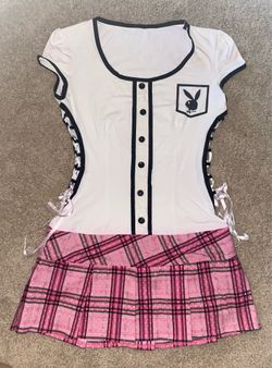 Playboy school girl costume