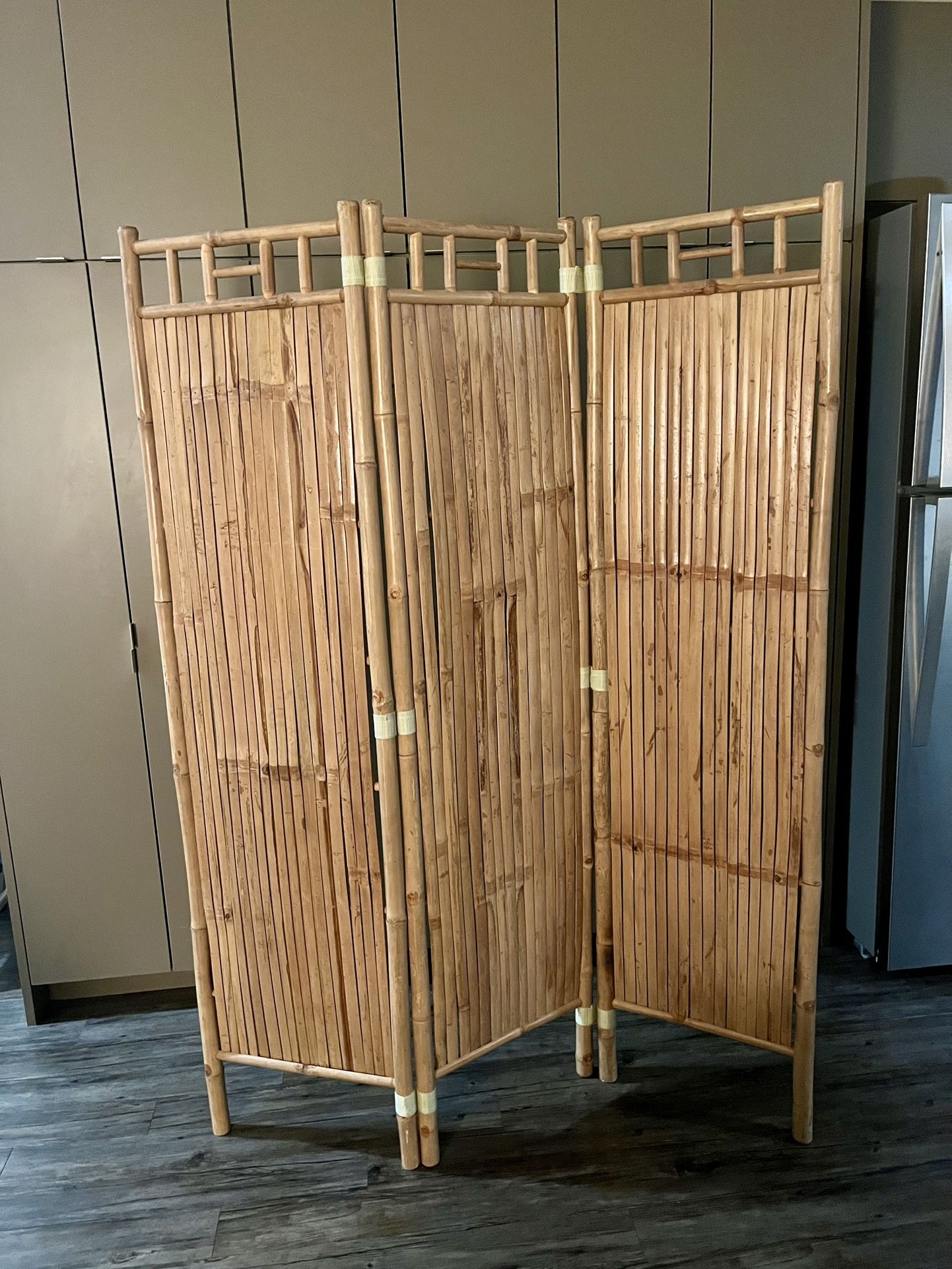 Bamboo 48'' W x 63'' H | 3 - Panel Folding Room Divider