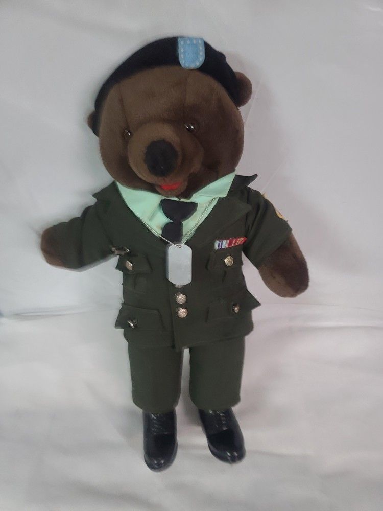 Green beret Teddy bear