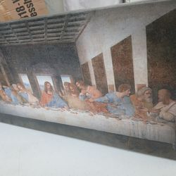 New 12 in. x 24 in. "Da Vinci The Last Supper Religious Classical Painting" by Leonardo Da Vinci Can