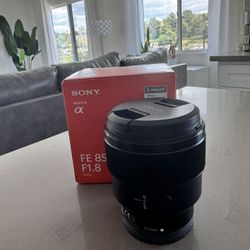 SONY FE 85MM F1.8 TELEPHOTO PRIME LENS