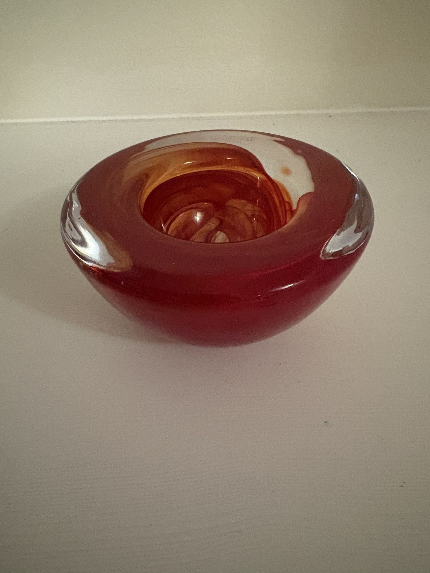 Kosta boda - crystal candle bowl